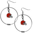 Cleveland Browns 2 Inch Hoop Earrings